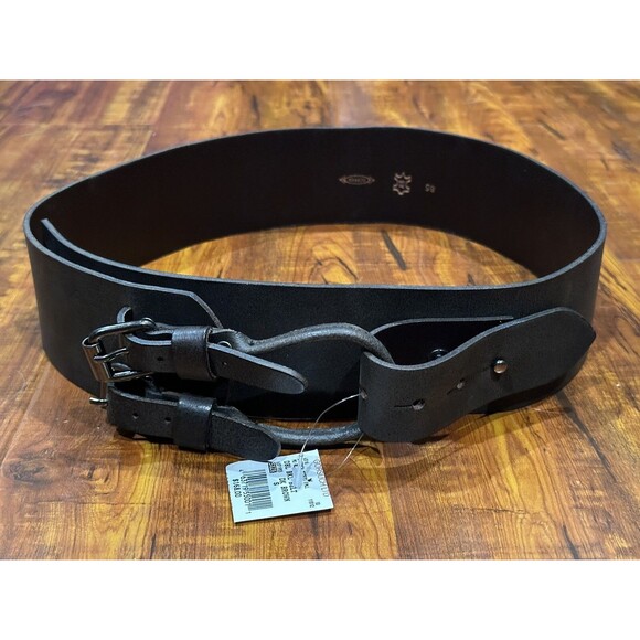 Töpfer Bavaria Women’s Dark Brown Belt with Leather Loop Closure Buckle - New! main image 9
